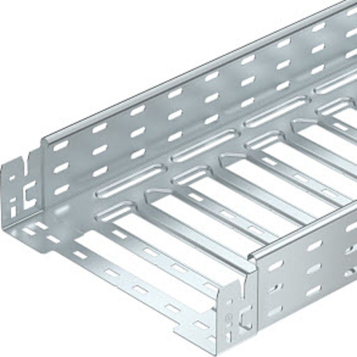 3 meter Kabelbakke SKSM 85x300 Perforeret magic klik samling FS galv