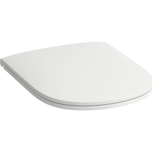Laufen Lua sæde, slim, QR&&SC - Toiletsæde med qr & sc i slim design, topmonteret, hvid