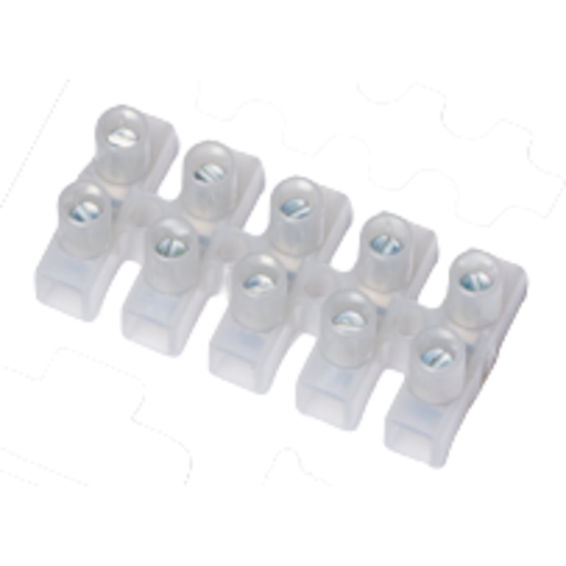 JA-US klemrække for universaldåse, 12-polet, 4 mm² - 5 stk