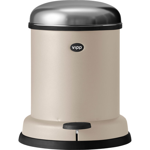 Vipp 14 toiletspand, 8 liter, pedal, beige