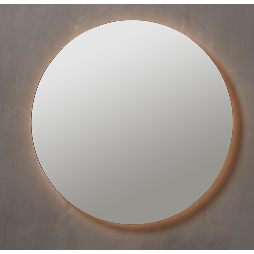 Loevschall Herning speil med lys, Ø70 cm Baderom > Innredningen