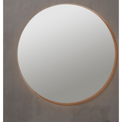 Loevschall Herning speil med lys, Ø80 cm Baderom > Innredningen