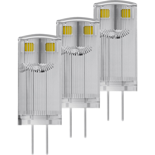 OSRAM HOMELIGHTING 4058075449985 LED (RGB)-lamp EEK F (A - G) G4 Specialsæt 0.9 W = 10 W Varmhvid (Ø x L) 12 mm x 33 mm 3 stk