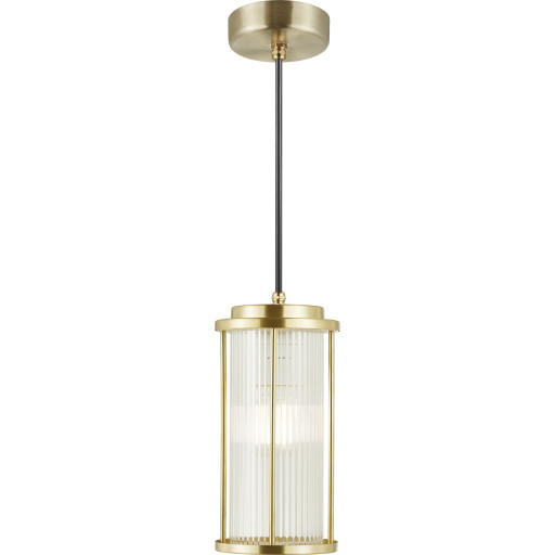 Billede af Nordlux Linton udendørs pendel, messing