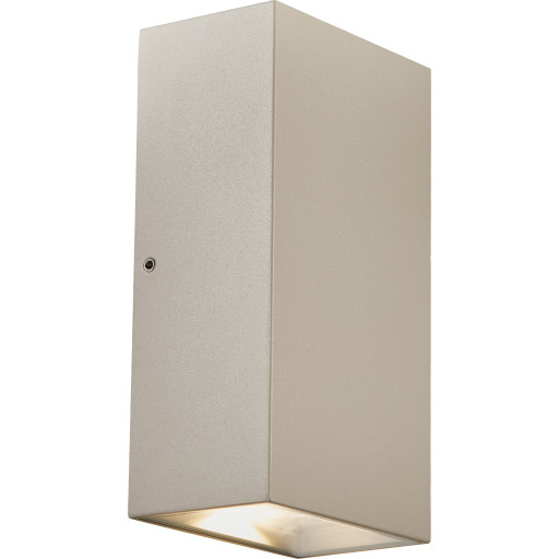 Nordlux Rold Square vägglampa utomhus, beige