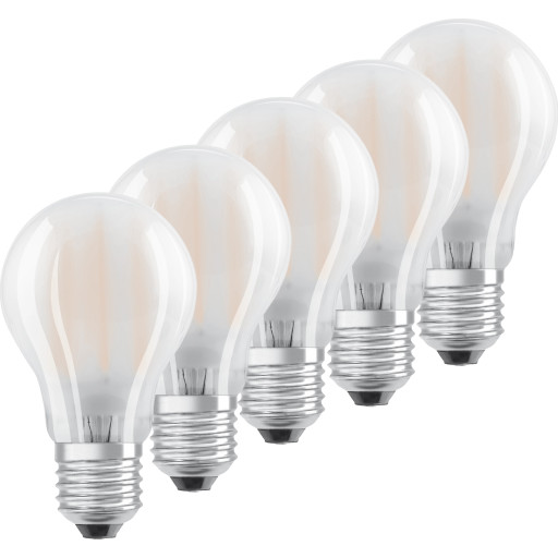 Billede af Ledvance E27 standardpære, 5 stk, 2700K, 7W