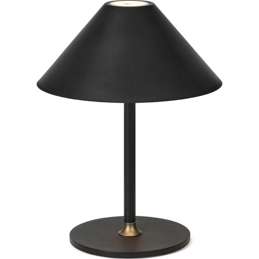 Halo Design Hygge uppladningsbar bordslampa, H20 cm, svart