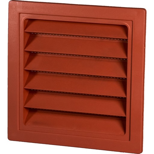 Duka jalousirist, 150 x 150 mm, rød billede