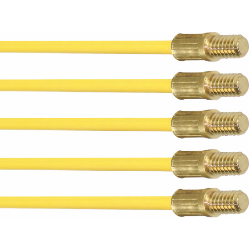 Super Rod søgestang, 1 meter, 5 stk, gul billede