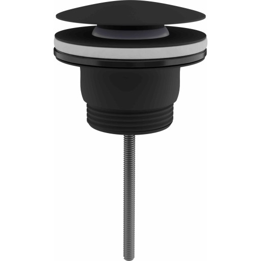 Scandtap Duo bundventil, push-open, mat sort billede
