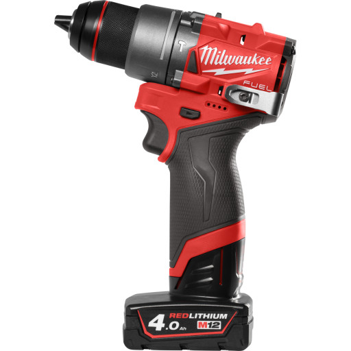 Milwaukee M12 Fuel FPD2-402X slagboremaskine, m. 4,0 Ah batteri og lader