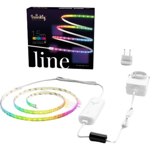 Twinkly Line magnetisk LED strip startsett, farget lys, 1,5 meter Lamper &amp; el > Lamper &amp; spotter