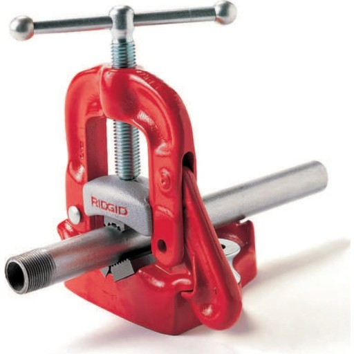 Ridgid bænkmonteret rørskruestik, Ø3-50mm
