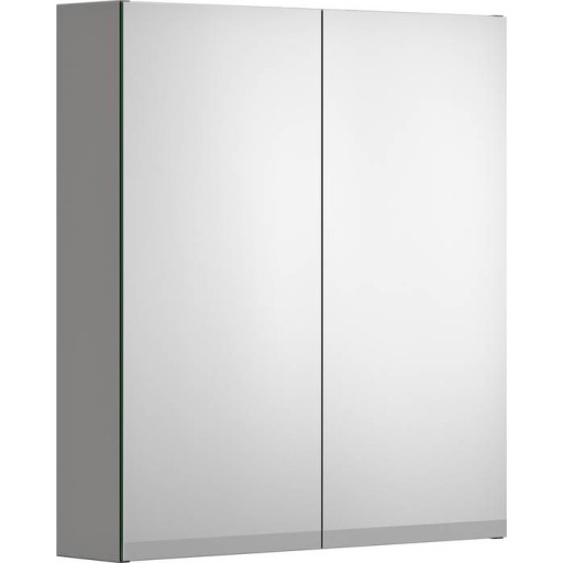 Gustavsberg Artic spejlskab med lys, 59,4x66,2 cm, grå