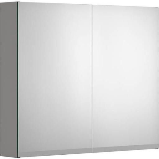 Gustavsberg Artic spejlskab med lys, 79,4x66,2 cm, grå