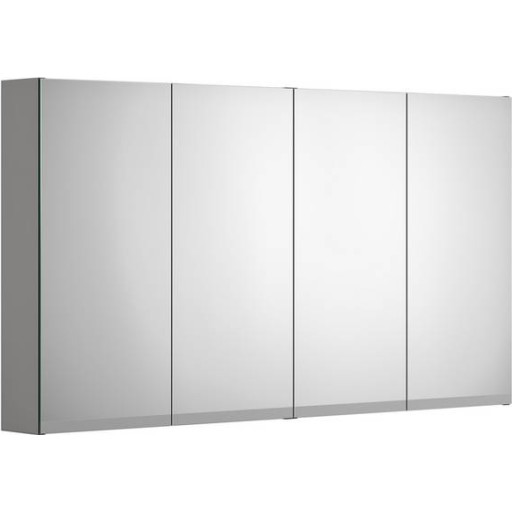 Gustavsberg Artic spejlskab med lys, 118,8x66,2 cm, grå