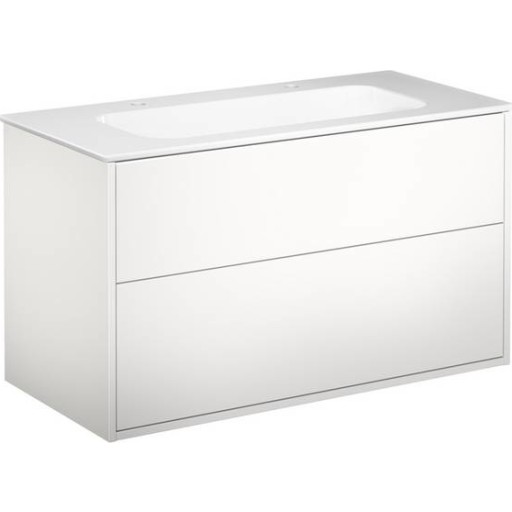 Gustavsberg Artic møbelpakke, 100x47 cm, hvid/hvid