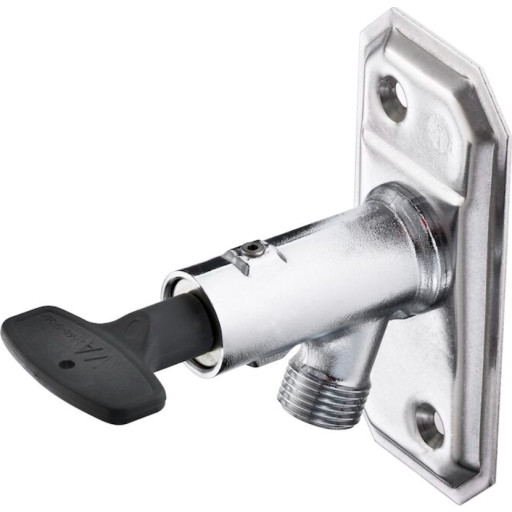 Gustavsberg udendørshane, maks 100 cm væg, rustfrit stål