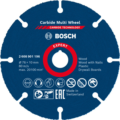 Bosch Expert Carbide Multi Wheel Kæreskive Minivinkelkværn