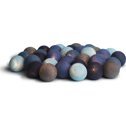 3 st Iris Lights Ocean Blue ljusslinga, 20 kulor