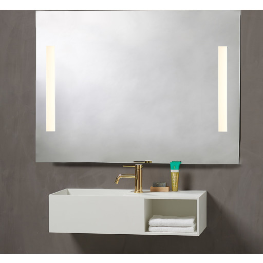 Loevschall Godhavn speil med lys, 120x85 cm Baderom > Innredningen