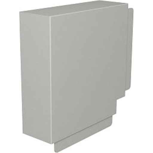 Billede af 2 stk Fladvinkel WDK HF80210GR 80x210 grå RAL 7030