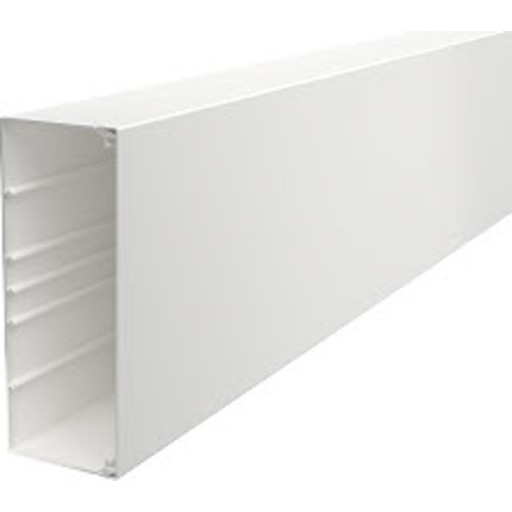 Billede af 2 meter Kabelkanal WDK80210VW 80x210 perlehvid RAL 9016