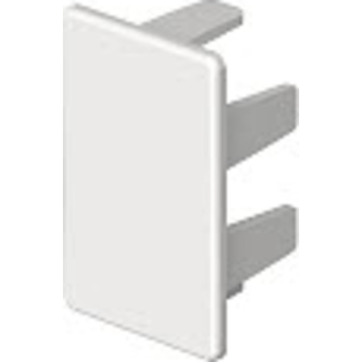 Billede af 10 stk Endestykke WDK HE25040VW 25x40 perlehvid RAL 9016