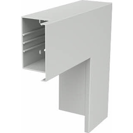 Flatvinkel WDK F100130LGR 100×130 lys grå RAL 7035
