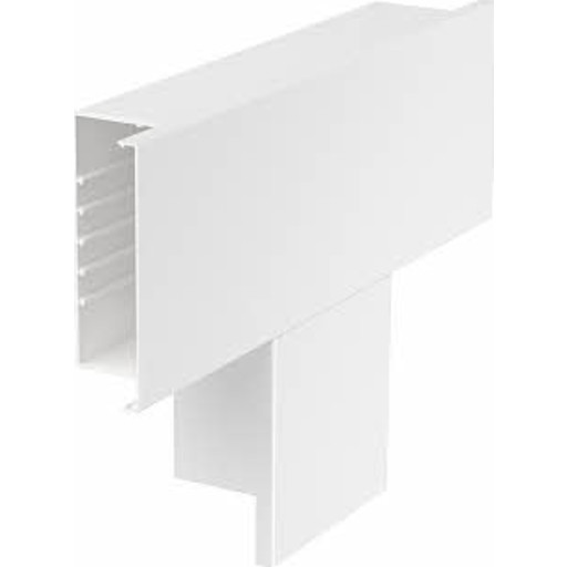 2 stk T-stykke WDK T80170RW 80×170 hvit RAL 9010