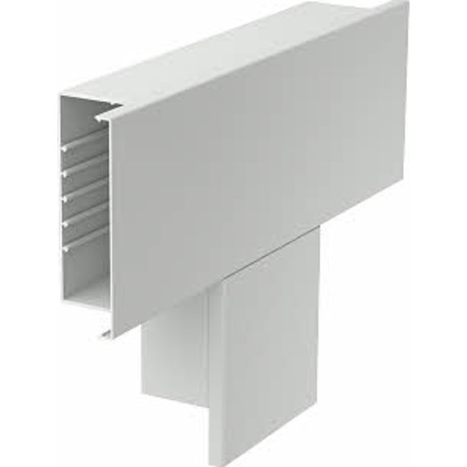 2 stk T-stykke WDK T80170LGR 80×170 lys grå RAL 7035