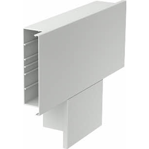 2 stk T-stykke WDK T80210LGR 80×210 lys grå RAL 7035