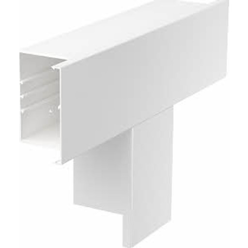 T-stykke WDK T100130RW 100×130 hvit RAL 9010