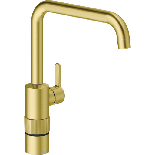 Damixa Silhouet Instant köksblandare, kokande vatten, borstad mässing