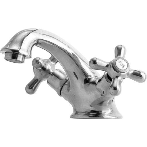 Lavabo Retro to-grebs håndvaskarmatur m/løft-op bv krom