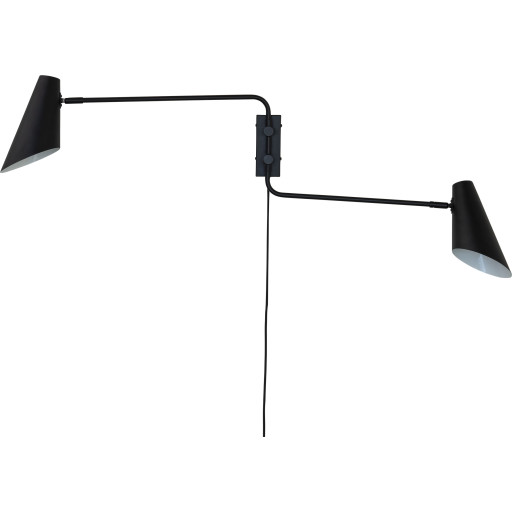 Dyberg Larsen Cale vägglampa, 2 armar