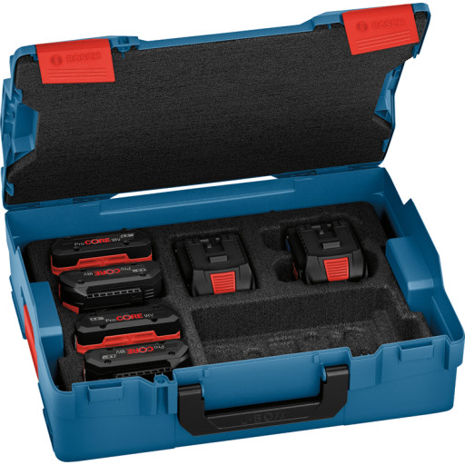 Bosch ProCORE batteripakke 18 V med 4x4,0 Ah og 2x8,0 Ah, L-Boxx Backuptype - Værktøj