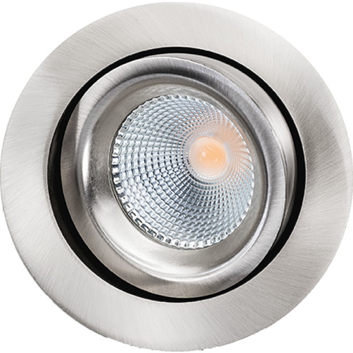 Bilde av Downlight Junistar Lux Isosafe 7W 3000K, børstet stål