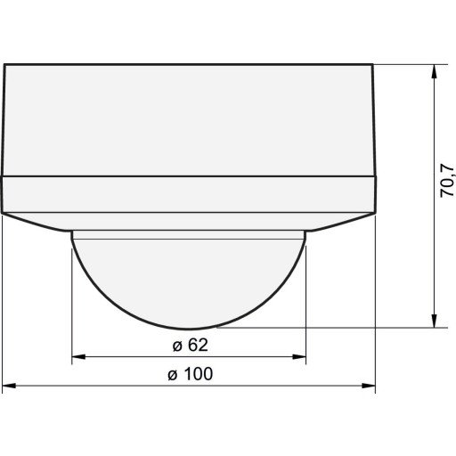 Tilstede sensor P46LR DALI-2 sekundær BMS 32-37m overbygg Backuptype - El