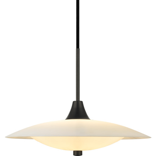 Halo Design Baroni pendellampa, svart, Ø35 cm