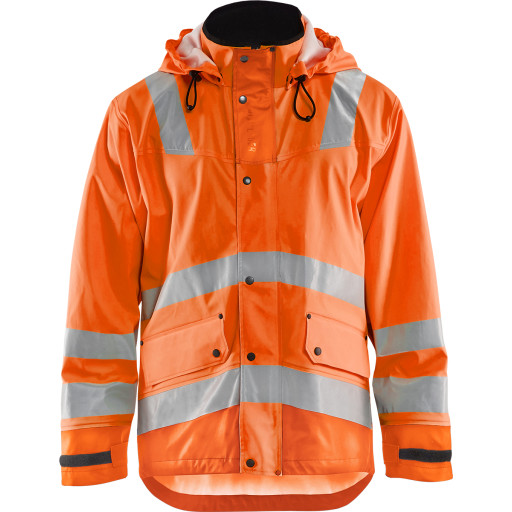 High Vis regnjakke nivå 3 høy