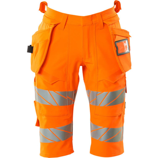 Maskot lange shorts 19349-711, med hengende lommer, på 2 oransje, størrelse 52