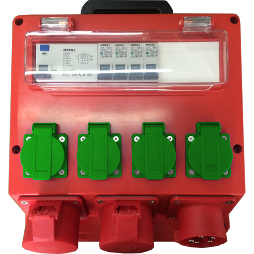 BLUE ELECTRIC Byggestrømstavle 16A - 230/400 volt - DK - 1371270