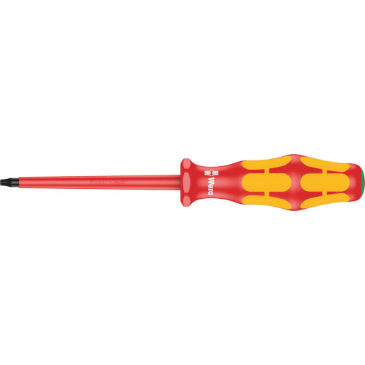 Wera 167 i VDE-isoleret TORX®-skruetrækker, TX 10 x 80 mm