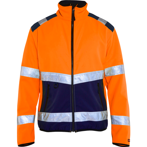Hi-vis lett softshelljakke 2x
