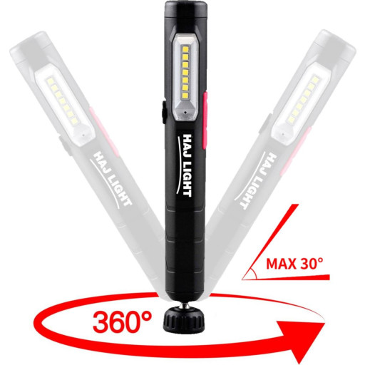 Haj Light pen-lygte, genopladelig - 220lumen billede