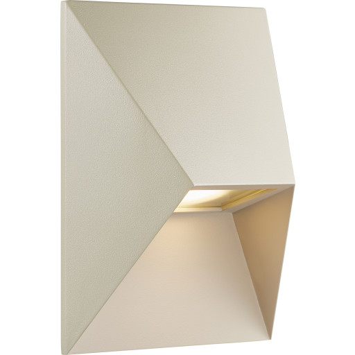 Nordlux Pontio vägglampa utomhus, beige, 15 cm