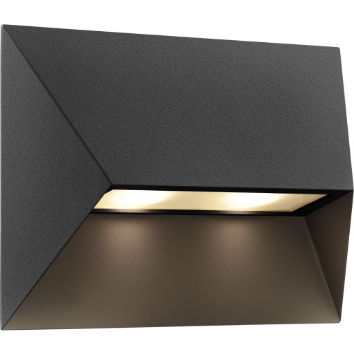 Nordlux Pontio utomhus vägglampa, svart, 27 cm