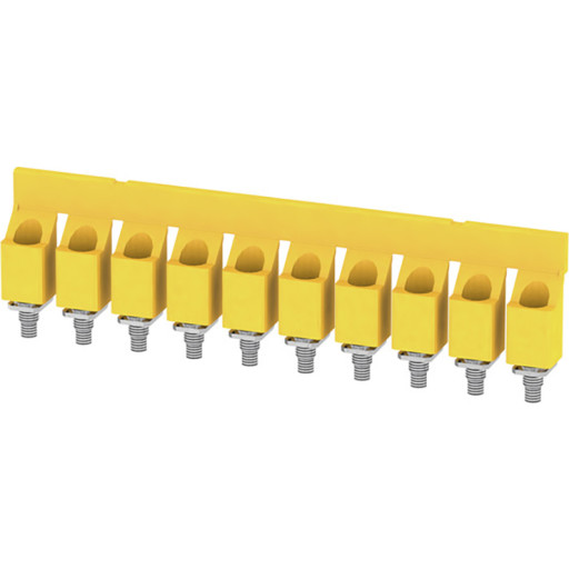 Weidmüller WQV laske, 10P, 6 mm², gul
