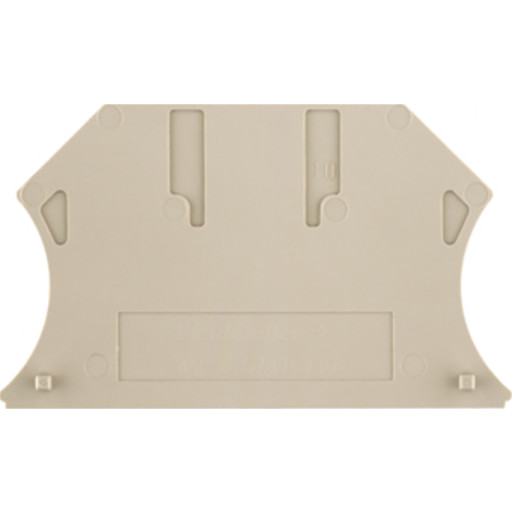 Weidmüller WAP endeplade til 2,5-10 mm² i beige billede